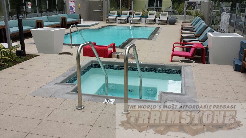 commercial pool and Spa Coping