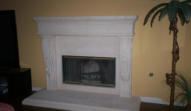 precast fireplace