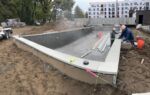 During Install Safety Grip Coping